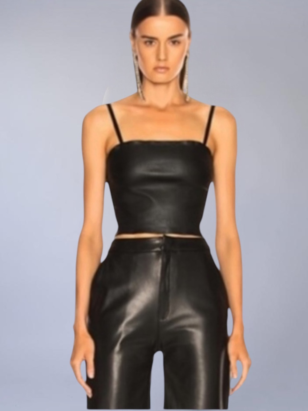 New! SABLYN Max Leather Tube Top Size XS